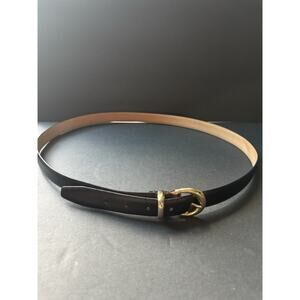 Womens Genuine Leather Belt Size XXXL Black Buckle Career Workwear Capsule 42-44